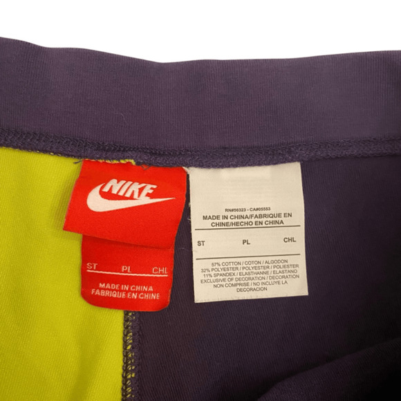 Nike Womens Small S Tall Orange Purple Yellow Ombre Track & Field Leggings - Picture 4 of 8